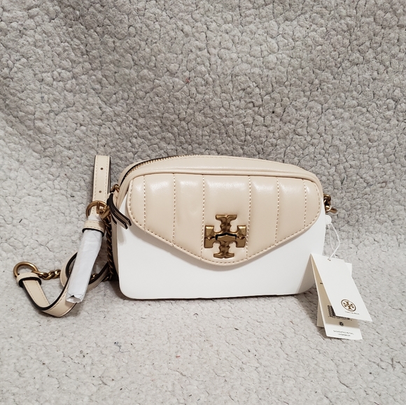 Tory Burch Mini Kira Quilted Leather Camera Bag
